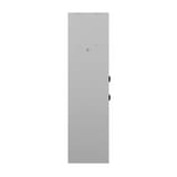 Vestiaire 2 portes en Z, 324 litres PLZ1240, serrure à code PHOENIX - Vestiaire Phoenix PLZ1240 serrure à code, vue de dos