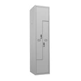 Vestiaire 2 portes en Z, 324 litres PLZ1240, serrure électronique PHOENIX - Vestiaire Phoenix PLZ1240 serrure électronique, vue de trois quarts