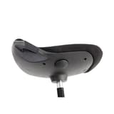 Tabouret assis-debout FLEXY noir ALBA - Tabouret assis-debout ALBA FLEXY noir, dessous de l'assise
