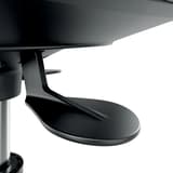 Tabouret à roulettes Ergo assise oscillante gris clair LEITZ - Tabouret à roulettes LEITZ Ergo assise oscillante gris clair, piètement