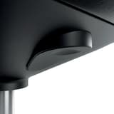 Tabouret à roulettes Ergo assise confortable noir LEITZ - Tabouret à roulettes LEITZ Ergo assise confortable noir, assise