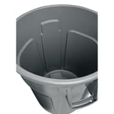 Collecteur de déchets rond ventilé, 37,9 à 208,2 litres BRUTE ventilé RUBBERMAID - Collecteur Rubbermaid BRUTE ventilé 75,7 litres gris, intérieur avec les canaux de ventilation