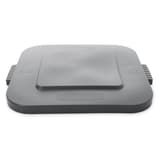 Couvercle pour collecteur BRUTE carré 106 litres BRUTE couvercle carré 106 litres RUBBERMAID - Couvercle gris Rubbermaid BRUTE carré 106 litres, autre vue