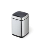 Poubelle automatique à capteur, inox NO TOUCH DURABLE - Poubelle automatique DURABLE NO TOUCH 6 litres, vue de face