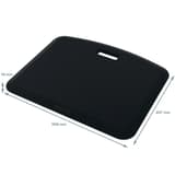 Tapis anti-fatigue compact avec poignée Ergo Cosy LEITZ - Dimensions du tapis anti-fatigue Leitz Ergo Cosy, 457 x 558 mm