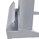 Support de sac poubelle, 60 à 120 litres ole KEEEPER - Compartiment de rangement des sacs dans le socle du support keeeper ole