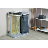 Support de sac poubelle, 60 à 120 litres ole KEEEPER - Deux supports de sacs keeeper ole côte à côte