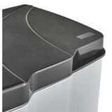 Poubelle à pédale de tri, 7 + 15 litres gunnar KEEEPER - Poubelle à pédale de tri keeeper gunnar, couvercle anthracite