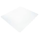 Tapis de sol de bureau en polycarbonate, 1,8 mm Ecogrip Solid pour sol dur RS OFFICE - Tapis de sol RS Office Ecogrip Solid pour sol dur transparent, 900 × 1200 mm