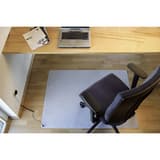 Tapis de sol antistatique en caoutchouc, 2 mm Yoga Flat ESD RS OFFICE - Tapis de sol antistatique RS Office Yoga Flat ESD gris granité sous un fauteuil de bureau