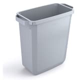 Poubelle de tri rectangulaire, 60 litres DURABIN 60 DURABLE - Poubelle DURABLE DURABIN 60 litres gris, vue d'ensemble