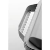 Poubelle de tri rectangulaire, 60 litres DURABIN 60 DURABLE - Poubelle DURABLE DURABIN 60 litres gris, détail de la prise en main