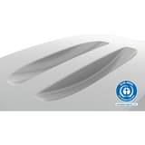 Couvercle en plastique recyclé pour poubelle DURABIN 60 litres DURABIN ECO LID 60 DURABLE - Couvercle DURABLE DURABIN ECO LID 60 gris, détail de la prise en main