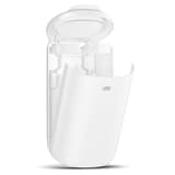 Mini-poubelle murale pour sanitaires, 5 litres Elevation 5 litres TORK - Poubelle Tork Elevation 5 litres blanche, couvercle ouvert
