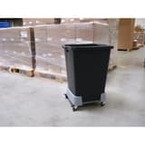 Chariot à roulettes pour poubelle DURABIN 90 litres DURABIN chariot 90 DURABLE - Chariot DURABLE DURABIN 90, avec une poubelle DURABIN 90