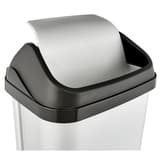 Poubelle à couvercle basculant, de 10 à 50 litres Poubelle à couvercle basculant swantje KEEEPER - Poubelle à couvercle basculant keeeper swantje 25 litres, couvercle basculé