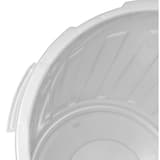 Poubelle à couvercle vissant étanche aux odeurs, 23 litres Poubelle à couvercle vissant mats 23 litres KEEEPER - Poubelle à couvercle vissant keeeper mats 23 litres argent, détail du bord
