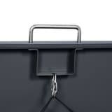 Abri pour quatre poubelles, bacs jusqu'à 240 litres GB4426 PHOENIX - Abri pour quatre poubelles Phoenix GB4426 anthracite, poignée et cordelette du couvercle