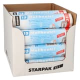 Rouleau de 15 sacs fins en PEHD Sacs poubelle à poignées 35 litres, transparents STARPAK - Vue 5