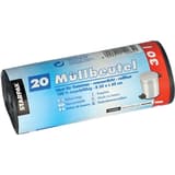 Rouleau de 20 sacs en PEBD de 17 microns Sacs poubelle 30 litres, gris STARPAK - Vue 2