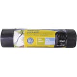 Rouleau de 8 sacs en PEBD recyclé, Ange bleu Sacs poubelle grand format 200 litres, noirs SECOLAN - Rouleau de 8 sacs en PEBD recyclé, Ange bleu, sacs poubelle Secolan 200 litres noirs