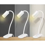 USB, blanche Lampe de lecture LED à pince LOGILINK - Les 3 niveaux de luminosité de la lampe de lecture LogiLink LED024