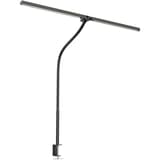 Lampe de bureau LED à pince, deux modules, télécommande Albatross CEP - Lampe de bureau LED à pince CEP Albatross noire, deux modules