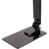 Lampe de bureau LED, bras articulé, port USB OLGA PAPERFLOW - Touches tactiles sur le socle de la lampe PAPERFLOW OLGA