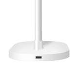 USB, blanche Lampe de bureau LED à col flexible LOGILINK - Prise USB-C d'alimentation sur le socle de la LogiLink LED017