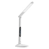 Lampe de bureau LED, écran date et heure, port USB Strato MAGNETOPLAN - Lampe de bureau LED magnetoplan Strato blanche, écran dans le pied