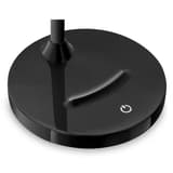 Lampe de bureau LED, col flexible Flex CEP - Touche tactile sur le socle de la lampe CEP Flex noire