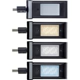 Lampe de bureau LED, température réglable, bras en ressort inox primus MAUL - Tête de la lampe MAULprimus dans quatre teintes de lumière