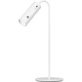 Lampe spot LED rechargeable, tête magnétique sur pied, pince ou mur Flare spot HANSA - Lampe spot LED rechargeable Hansa Flare spot blanche sur son pied