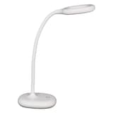 Lampe de bureau LED rechargeable, col flexible GALY 1800 UNILUX - Lampe de bureau LED rechargeable UNILUX GALY 1800 blanche, col flexible