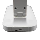 Lampe de bureau LED rechargeable, pliante, support de téléphone KAPA UNILUX - Socle de la lampe UNILUX KAPA avec sa prise de charge