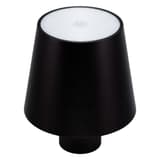 Lampe LED rechargeable à poser sur une bouteille PARIS SECURIT - Lampe LED rechargeable Securit PARIS noire