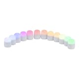 Bougies LED rechargeables, 12 couleurs et blanc chaud, station de charge AMSTERDAM RVB SECURIT - Bougies Securit AMSTERDAM RVB et stations de charge reliées