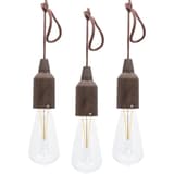 Lampes LED rechargeables à suspendre, lot de 3 COPENHAGUE SECURIT - Lot de 3 lampes LED rechargeables à suspendre Securit COPENHAGUE