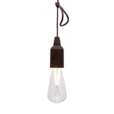 Lampes LED rechargeables à suspendre, lot de 3 COPENHAGUE SECURIT - Une lampe Securit COPENHAGUE et son cordon