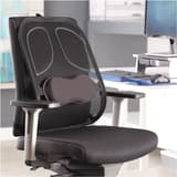 Coussin lombaire réglable en hauteur, noir Support dorsal en maille Professional Series FELLOWES - Support dorsal en maille Fellowes Professional Series sur une chaise de bureau