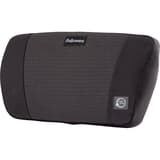 Mousse à mémoire de forme, sangle réglable, noir Coussin lombaire PlushTouch FELLOWES - Coussin lombaire Fellowes PlushTouch noir