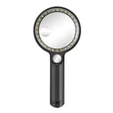 x 5, x 13 et x 20, 30 LED Loupe à main éclairée LED et UV LOGILINK - Couronne de LED de la loupe LogiLink WZ0075