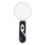 2 lentilles, poignée ergonomique Loupe à main éclairée LED FIRST AID ONLY - Loupe à main éclairée LED FIRST AID ONLY blanche et noire