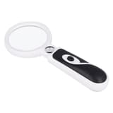 2 lentilles, poignée ergonomique Loupe à main éclairée LED FIRST AID ONLY - Petite lentille sur le manche de la loupe FIRST AID ONLY