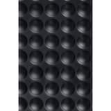 Antistatique ESD, 65 x 95 cm, noir Tapis anti-fatigue Yoga Ergo Stat MILTEX - Gros plan des picots du tapis miltex Yoga Ergo Stat