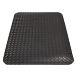 PVC à structure diamant, 60 × 90 cm, noir Tapis anti-fatigue Yoga Deck Ultra MILTEX - Tapis anti-fatigue miltex Yoga Deck Ultra noir, 60 × 90 cm