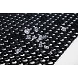 PVC ajouré à emboîter, 50 × 50 cm, noire Dalle caillebotis Yoga Grip Ultra MILTEX - Dalles caillebotis miltex Yoga Grip Ultra noires en PVC ajouré, détail