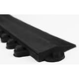 Mâle, coin moulé, 97 × 7 cm, noire Bordure mâle Yoga Solid et Octa Basic MILTEX - Bordures miltex mâles et femelles, noires et jaunes