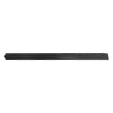 Femelle, coin moulé, 97 × 7 cm, noire Bordure femelle Yoga Solid et Octa Basic MILTEX - Bordure femelle miltex pour dalles Yoga Solid Basic et Octa Basic, noire