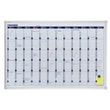 Permanent, 90 x 60 cm, impression en allemand et en anglais Tableau planning annuel X-tra!Line FRANKEN - Tableau planning annuel FRANKEN X-tra!Line 90 x 60 cm
